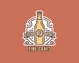 Beer Bottle Brewery logo design