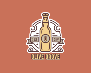 Beer Bottle Brewery logo design