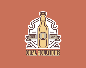 Beer Bottle Brewery logo design