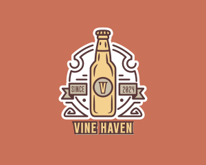 Beer Bottle Brewery logo design