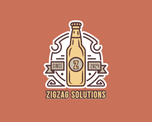 Beer Bottle Brewery logo design