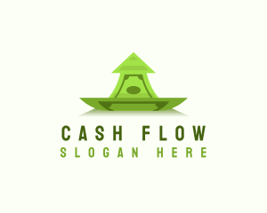 Dollar Money Arrow logo design