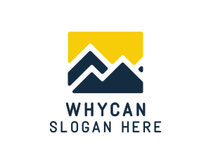 Mountain Peak Hiking Logo