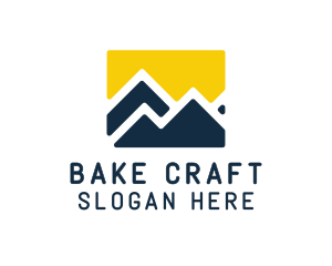 Mountain Peak Hiking logo design