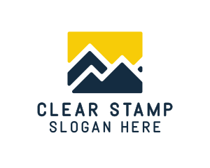 Mountain Peak Hiking logo design