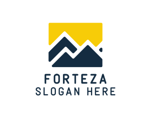 Mountain Peak Hiking logo design