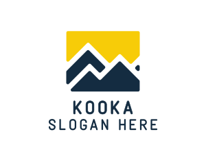 Mountain Peak Hiking logo design