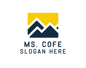 Mountain Peak Hiking logo design