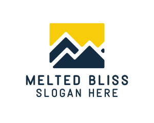 Mountain Peak Hiking logo design