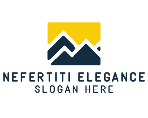 Mountain Peak Hiking logo design