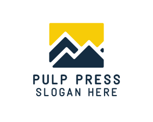 Mountain Peak Hiking logo design