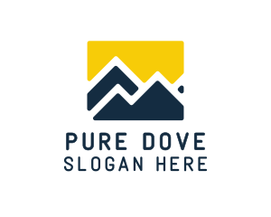 Mountain Peak Hiking logo design