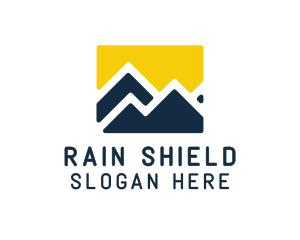 Mountain Peak Hiking logo design