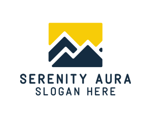 Mountain Peak Hiking logo design