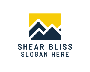 Mountain Peak Hiking logo design