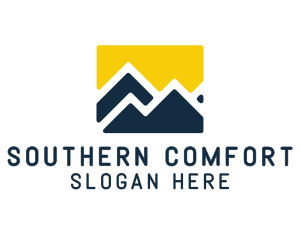 Mountain Peak Hiking logo design