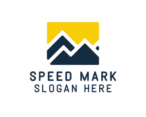 Mountain Peak Hiking logo design