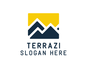 Mountain Peak Hiking logo design