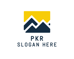 Mountain Peak Hiking logo design