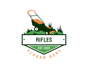 Lawn Mower Gardening Grass Logo