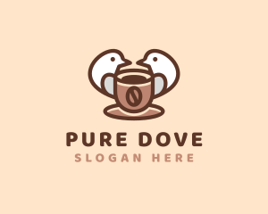 Dove Coffee Mug logo design