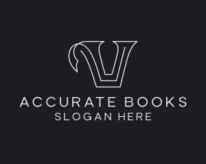 Bookkeeper - Book Author Publishing logo design