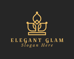 Glamorous - Fashion Crown Jewelry logo design