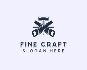 Hand Saw Repair logo design