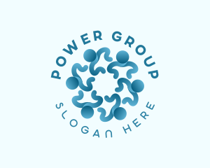 Group - People Community Group logo design