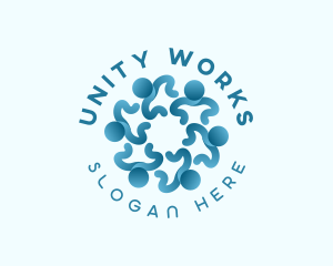 Collaboration - People Community Group logo design