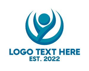 Coach - Human Abstract Agency logo design