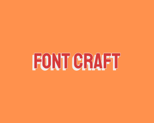 Uppercase Red Font logo design