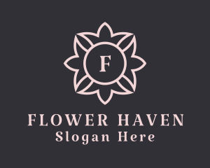 Flower Beauty Salon  logo design