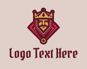 King - Ancient Medieval King logo design