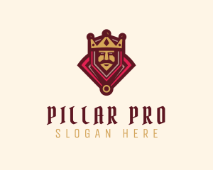 Ancient Medieval King  logo design