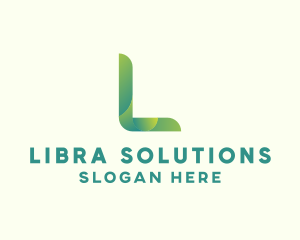 Modern Business Consulting Letter L logo design