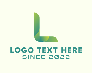 Consultant - Green Consulting Letter L logo design
