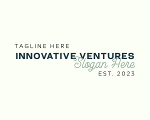Deluxe Minimalist Entrepreneur logo design