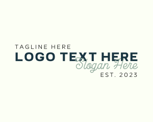 Typography - Deluxe Minimalist Entrepreneur logo design