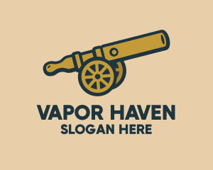 Vape - Vape Ecig Cannon logo design