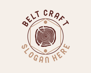 Woodwork Craft Circle logo design