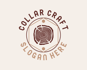 Woodwork Craft Circle logo design