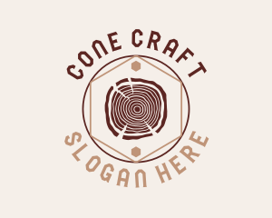 Woodwork Craft Circle logo design