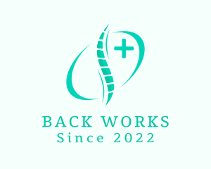 Back - Medical Spine Therapy logo design