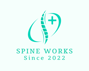 Spine - Medical Spine Therapy logo design