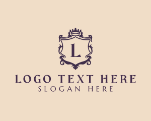 Wedding - Royal Crown Shield logo design