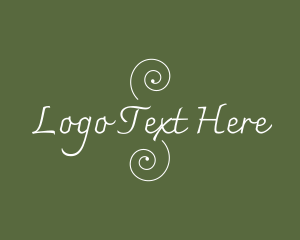 Minimalist Elegant Swirl Logo