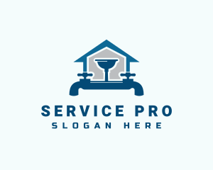 Home Plumbing Service logo design