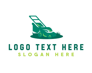 Equipment - Lawn Grass Mowing logo design