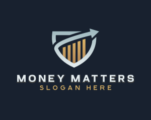 Financial - Financial Investor Shield logo design